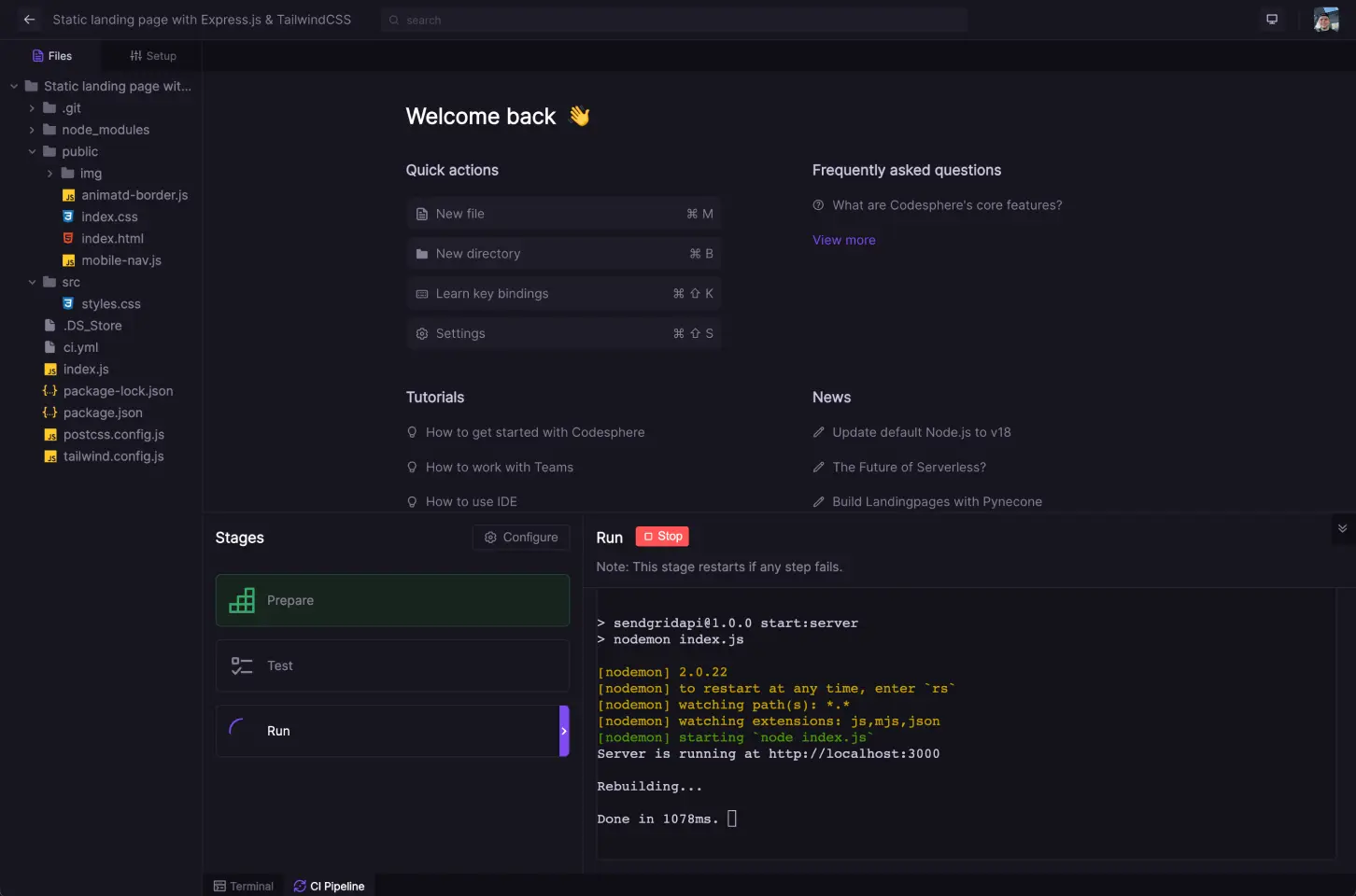 Cloud Development Platform