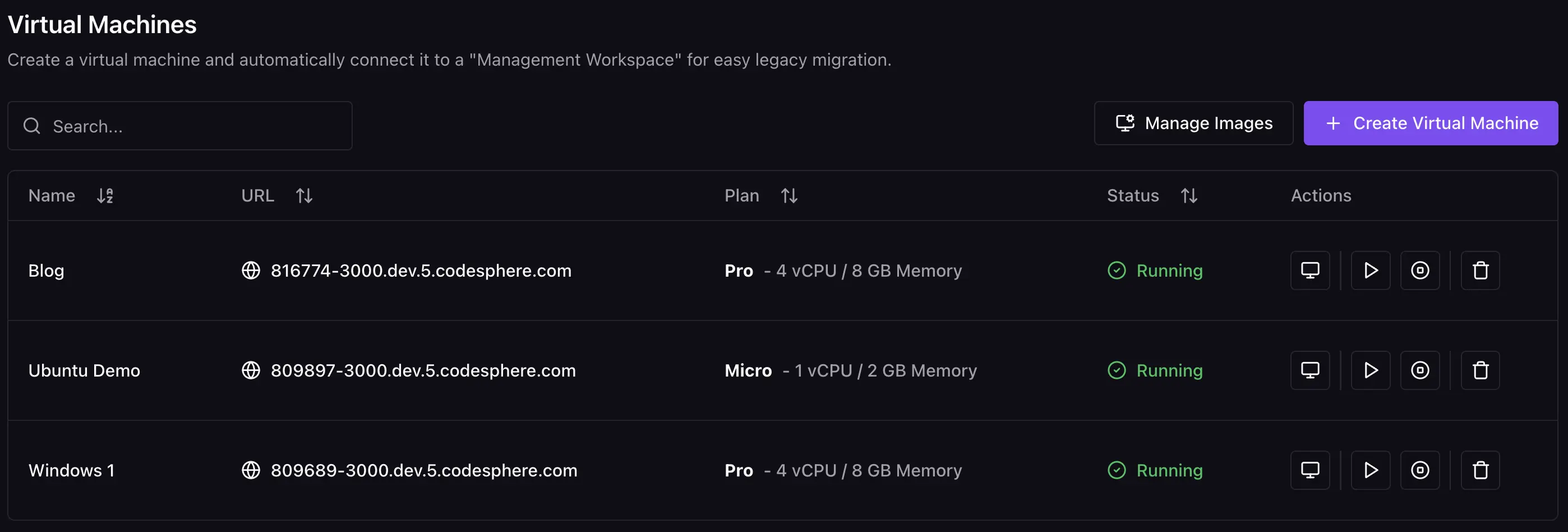 Windows VMs Migration Timeline